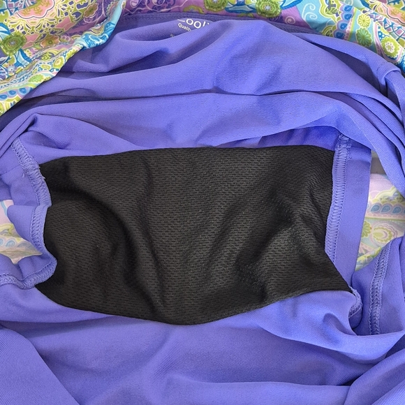 Coolibar 2 pc Paisley Top Skort Set UPF 50+ Sun Protection - Size XXL  ** Flawed - Picture 13 of 15